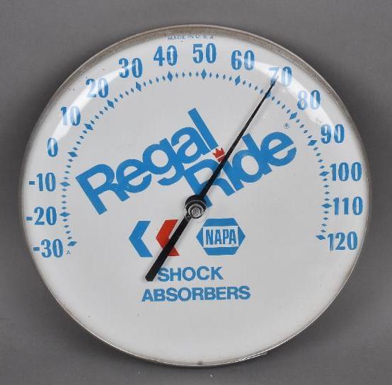 Regal Ride Shock Absorbers NAPA Round Thermometer (1 of 2)