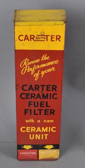 Carter Carburetor Metal Fuel Filter Display (1 of 2)