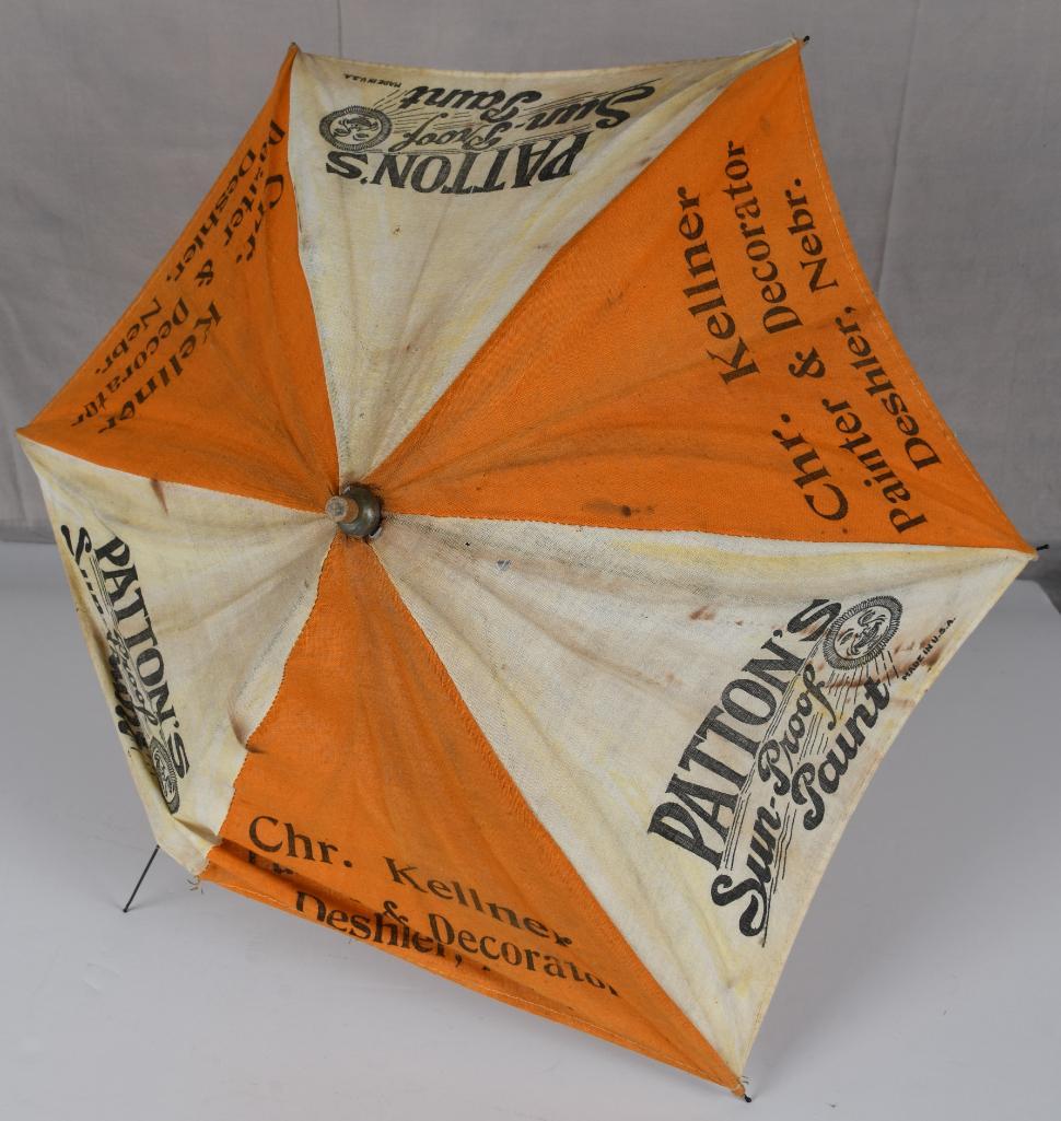 Small Patton's Sun-Proof Paint Cloth Umbrella (1 of 8)