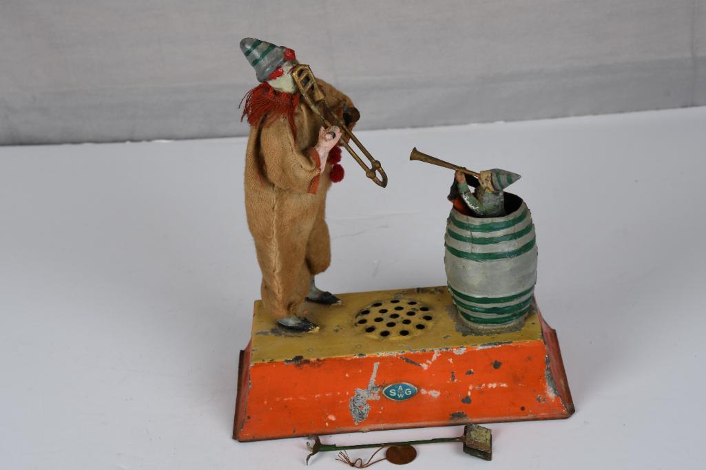 Early Clockwork Musical Clown (1 of 7)