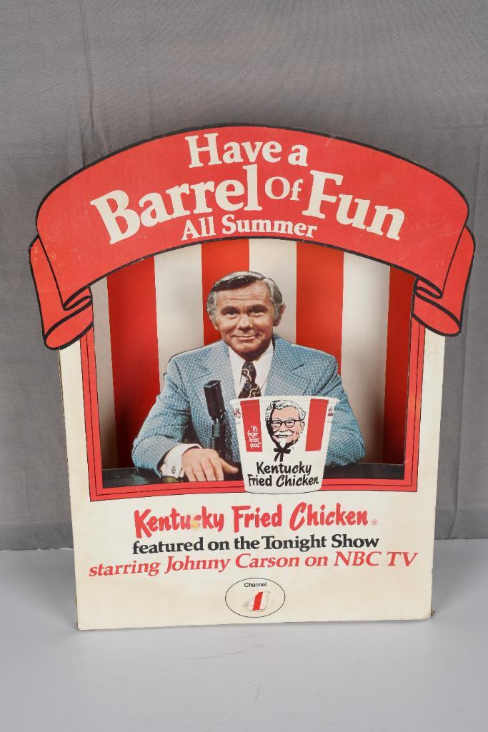 Kentucky Fried Chicken/John Carson 3D Cardboard Display (1 of 5)