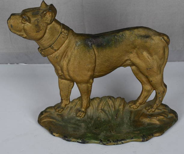 Cast Iron Bulldog Door Stop (0171) on Jan 02, 2022 Matthews Auctions