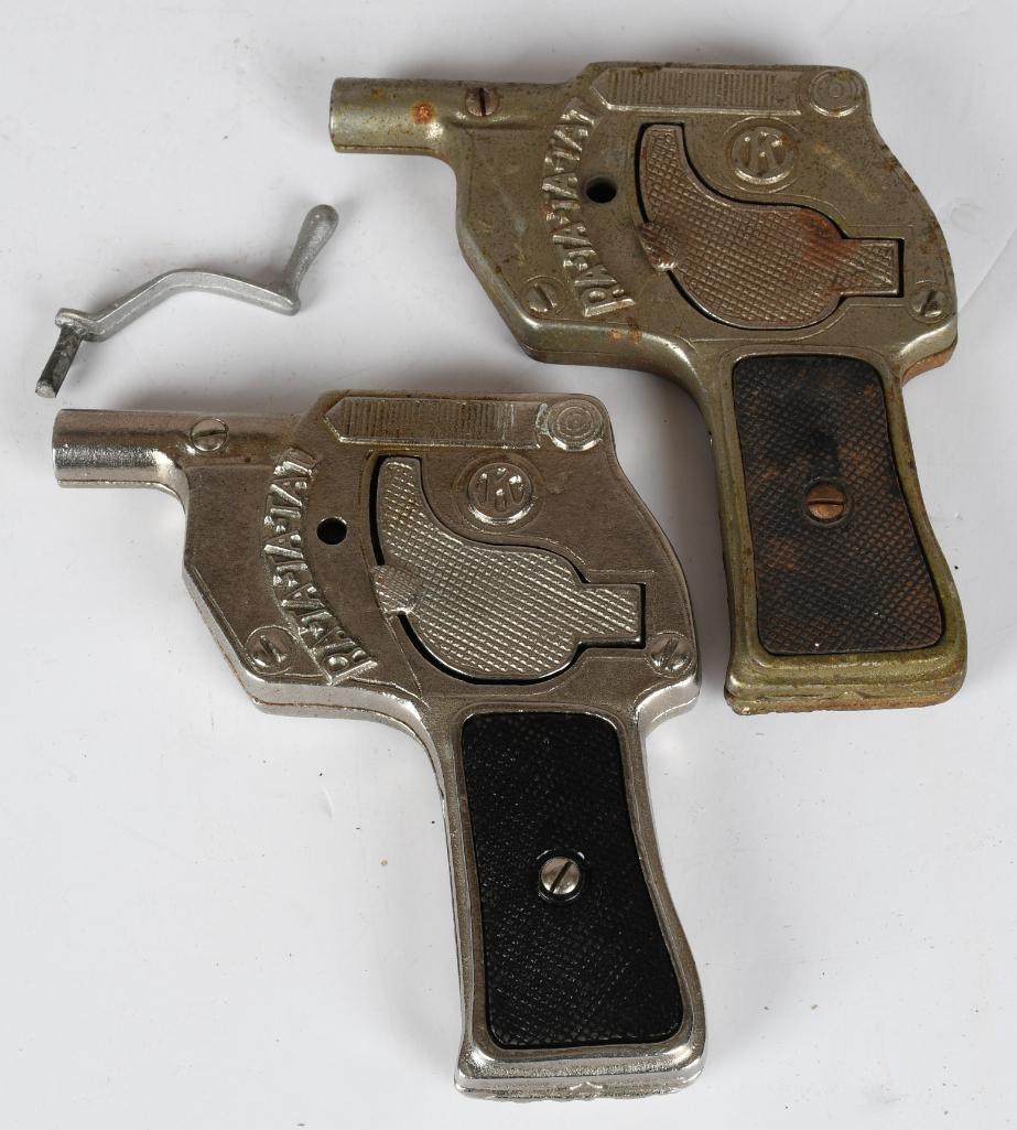2-Kilgore Cast Iron Toy Machine Guns (1 of 2)