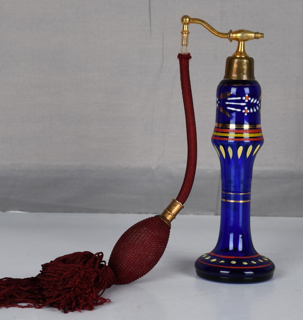 Cobalt Blue Atomizer Perfume Bottle (1 of 6)