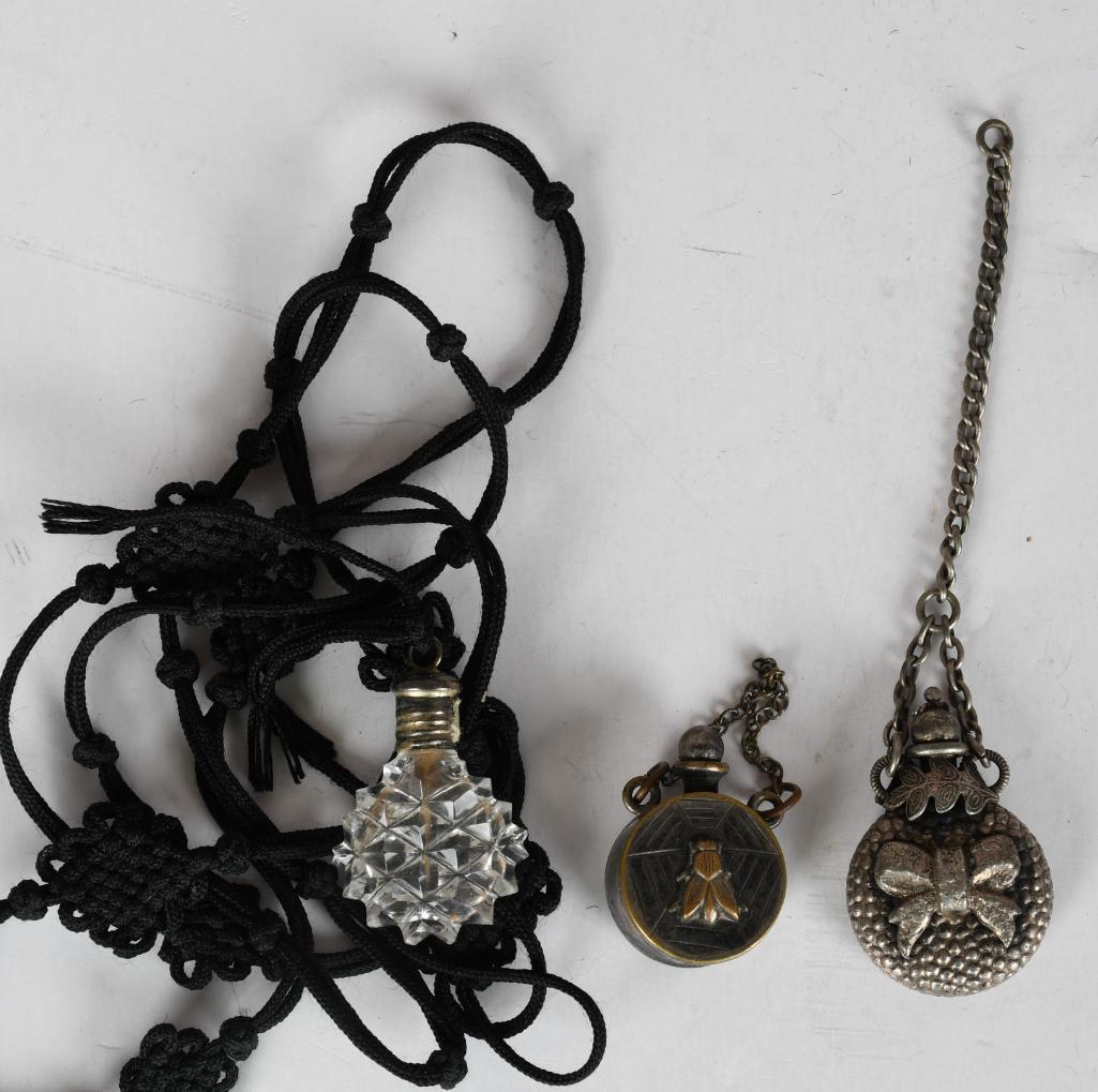 Lot of 3- Miniature perfume scent bottles (1 of 8)