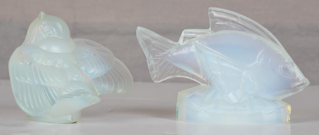 Lot of 2- Sabino Opalescent Figures Made in France (1 of 4)