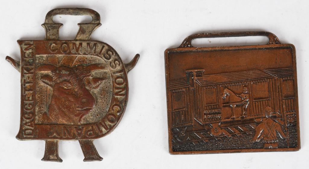 Lot of 2- Daggett-Keen Commission Company & Train w/ (1 of 4)
