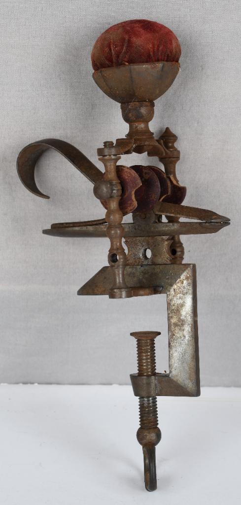 Antique Victorian Sewing Bird w/Pin Cushion & Spool (1 of 5)