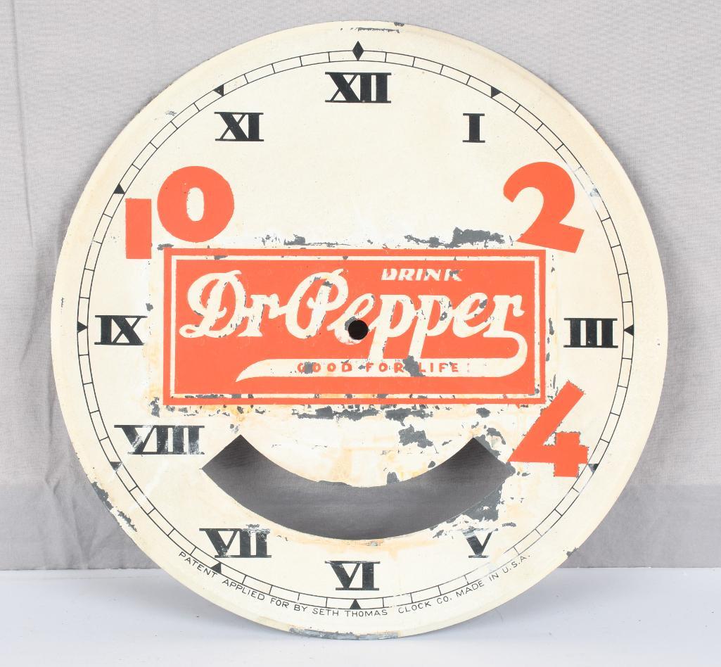 Drink Dr. Pepper 10-2-4 Seth Thomas Clock Face (1 of 3)