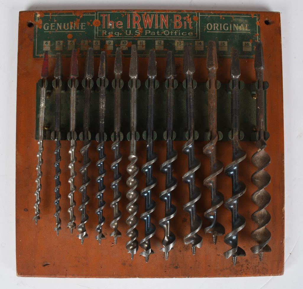 Set of Early Irwin Wood Bits (1 of 4)
