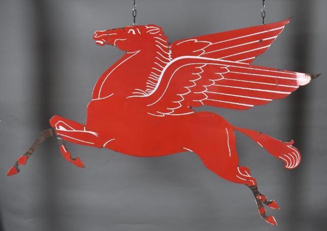 (Mobil) Pegasus Porcelain Sign (1 of 5)