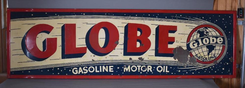 Globe Gasoline Motor Oil w/Logo Metal Identification (1 of 4)