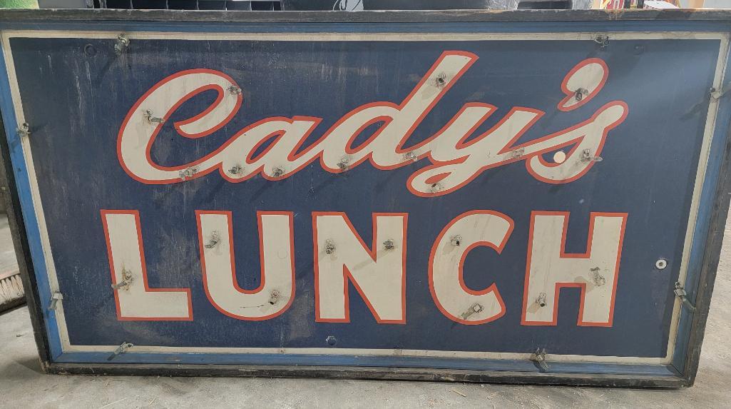 Cady's Lunch Metal Neon Sign (1 of 4)