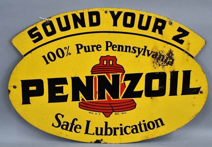 Pennzoil Sound Your Z Metal Sign (1 of 3)