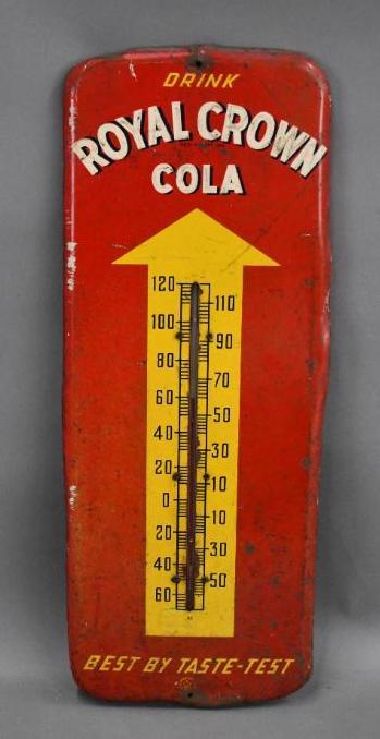 Drink Royal Crown Cola Metal Thermometer (1 of 3)