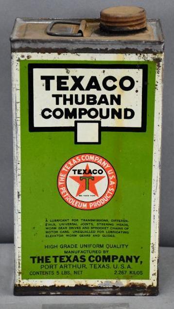 Texaco Thuban Compound Five Pound Metal Can (1 of 3)