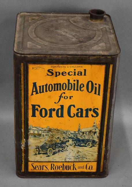 Sears, Roebuck & Co Automobile Oil for Ford Cards Five (1 of 3)