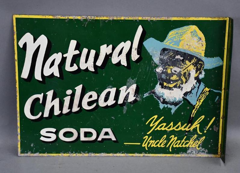 Natural Chilean Soda w/Logo Metal Sign (1 of 3)