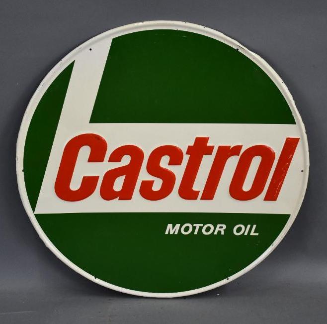 Castrol Motor Oil Metal Sign (1 of 2)