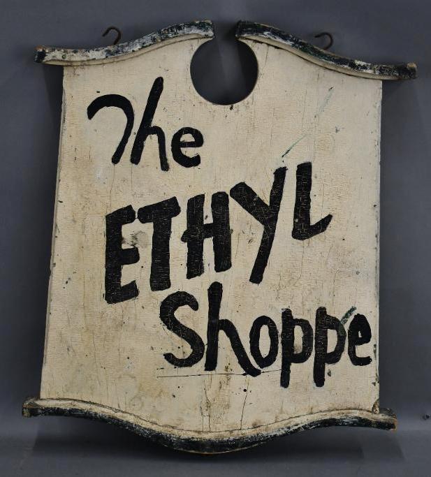The Ethyl Shop Wood Sign (1 of 2)