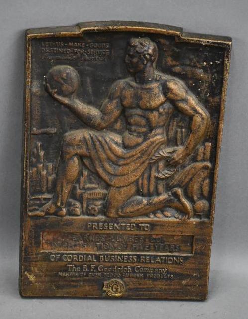 B.F. Goodrich Five Year Award Metal Plague (1 of 3)