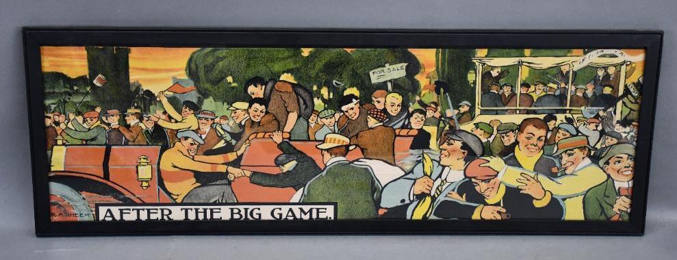 After the Big Game Lithograph by R.A. Rheem (1 of 3)