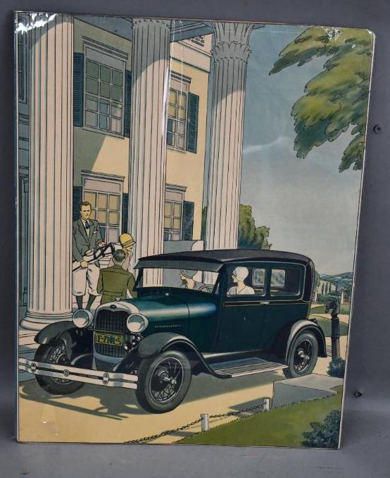 1930 Ford Motor A Show Room Poster (1 of 2)