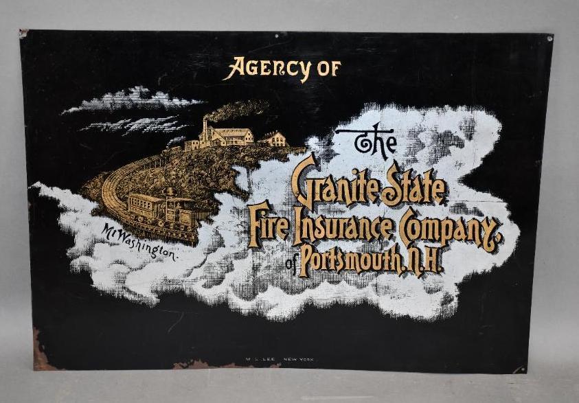Granite State Fire Insurance Company Metal Sign (1 of 2)