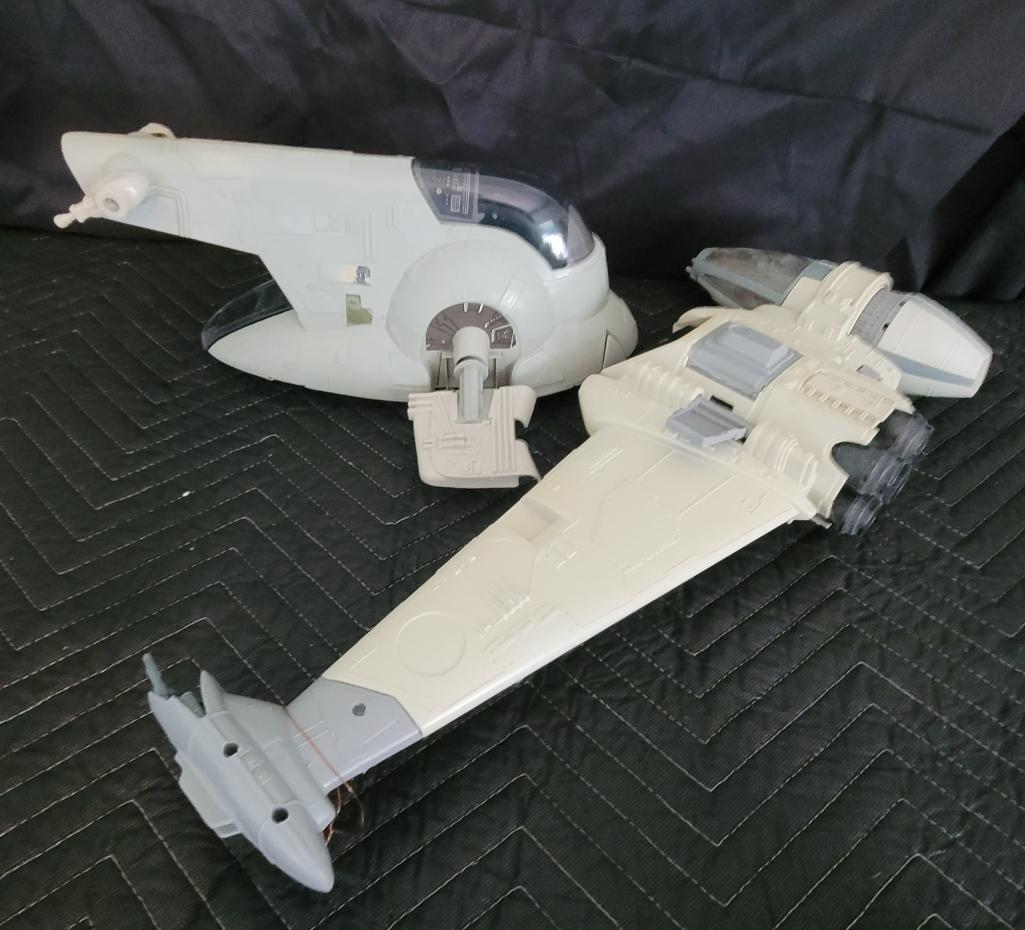 Lot of 2 Original Star Wars Toys Boba Fett Slave 1 & B (1 of 9)