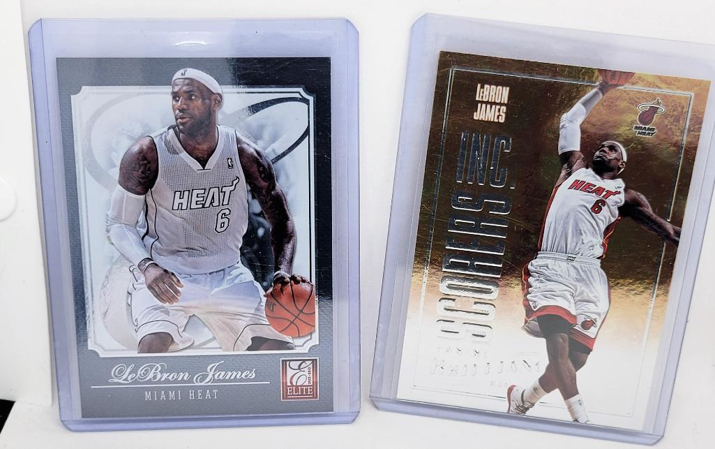 Lot of 2 Lebron James NBA Cards Miami Heat (1 of 4)