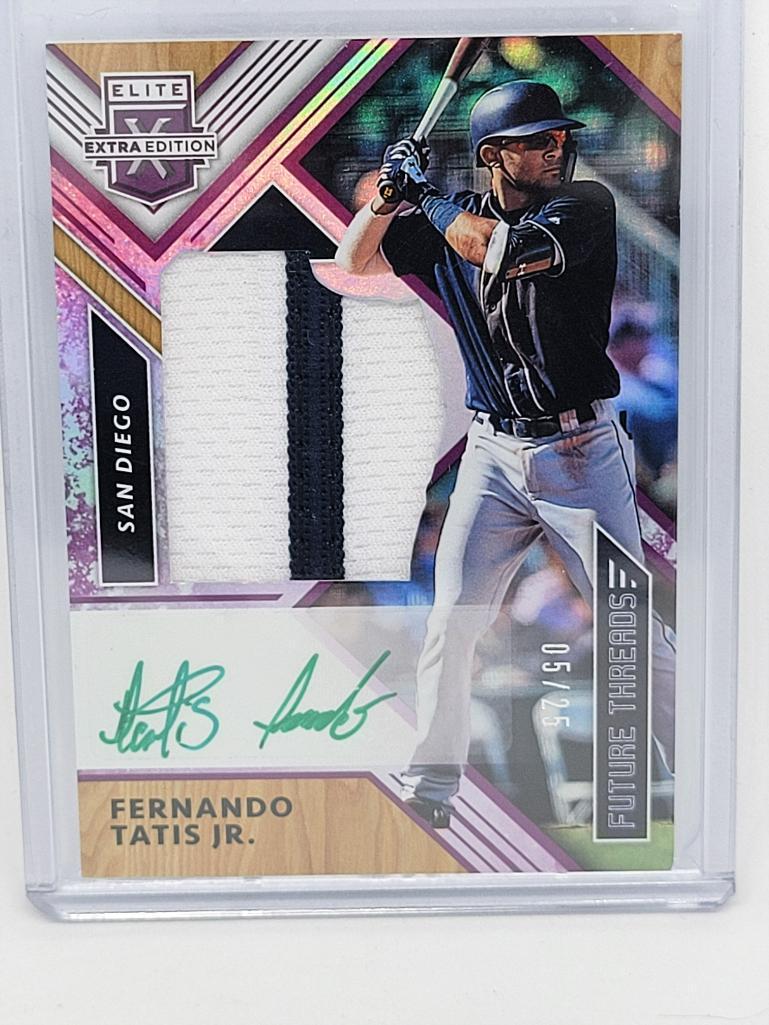 2018 Elite Extra Fernando Tatis Jr Patch Autograph Card (1 of 5)