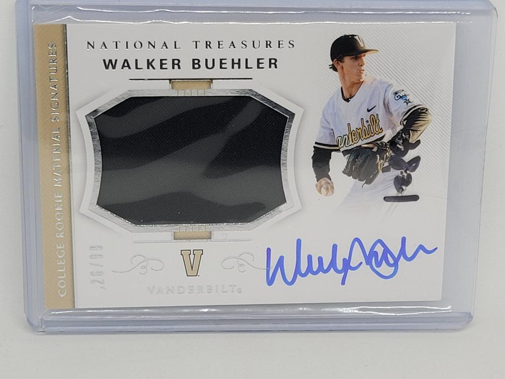 2018 National Treasures Walker Beuhler Patch Autograph