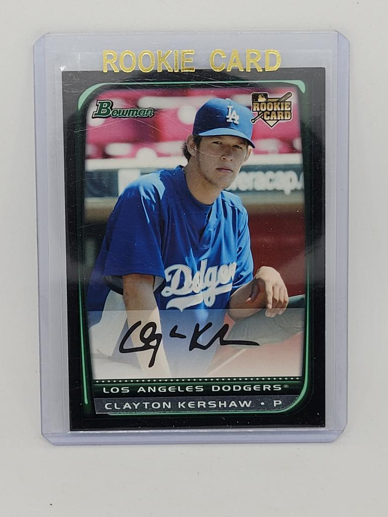 2008 Bowman Clayton Kershaw Facsimile Auto Rookie Card (1 of 3)