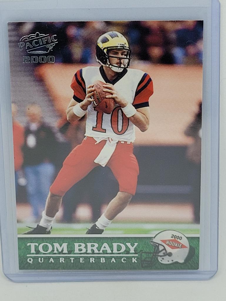 2000 Pacific Tom Brady NFL Rookie Card #403 Patriots (1 of 3)