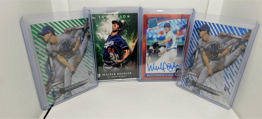 Lot of 4 Walker Beuhler MLB Rookie Cards Inception Hi (1 of 6)