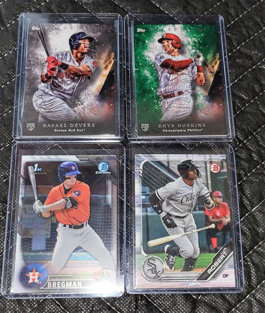Lot of 4 MLB Rookie Cards Devers Luis Robert Alex (1 of 3)