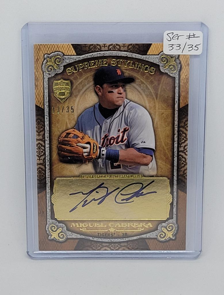 2013 Topps Supreme Baseball Miguel Cabrera Detroit (1 of 6)