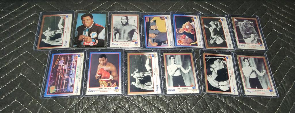 Lot of 13 Pro Boxing Trading Cards Muhammad Ali Rocky (1 of 3)
