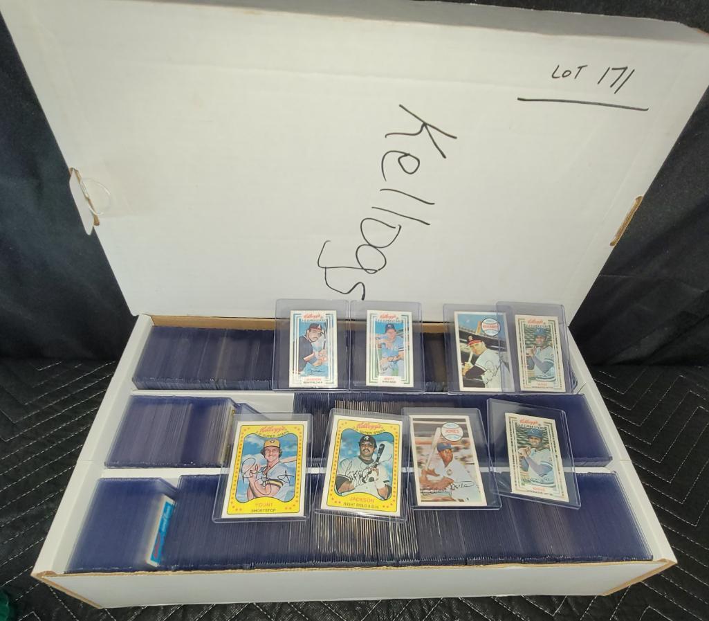 Huge Lot of MLB Baseball Kellogg's Cards Many HOF (1 of 6)