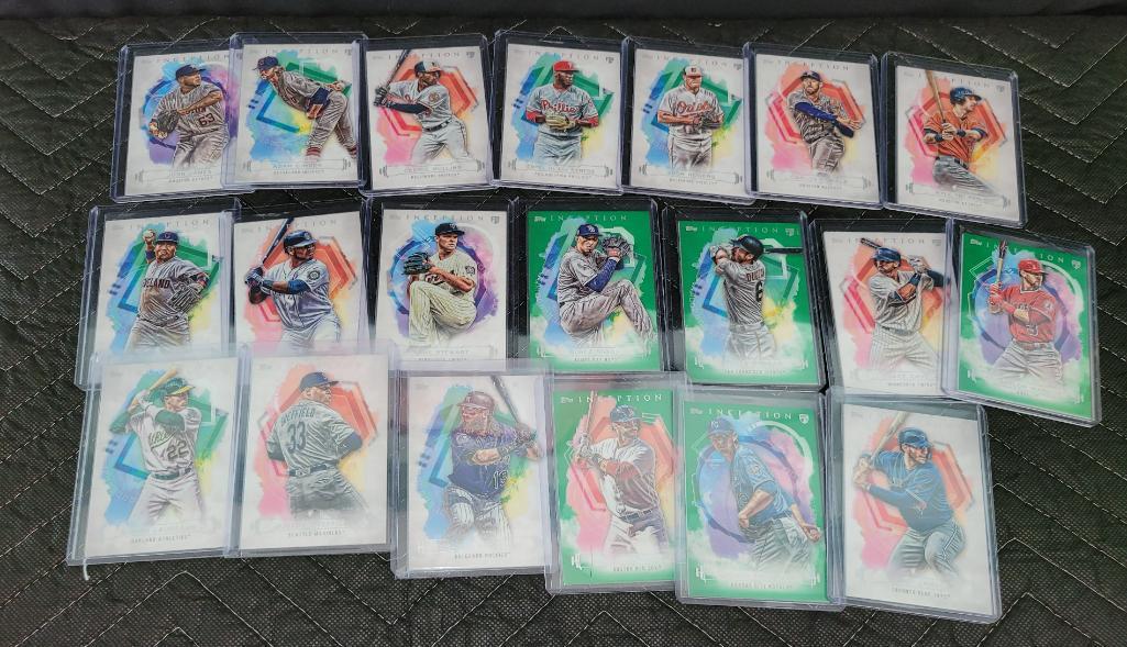 Lot of 20 Topps Inception MLB Cards Rookies Ward James (1 of 4)