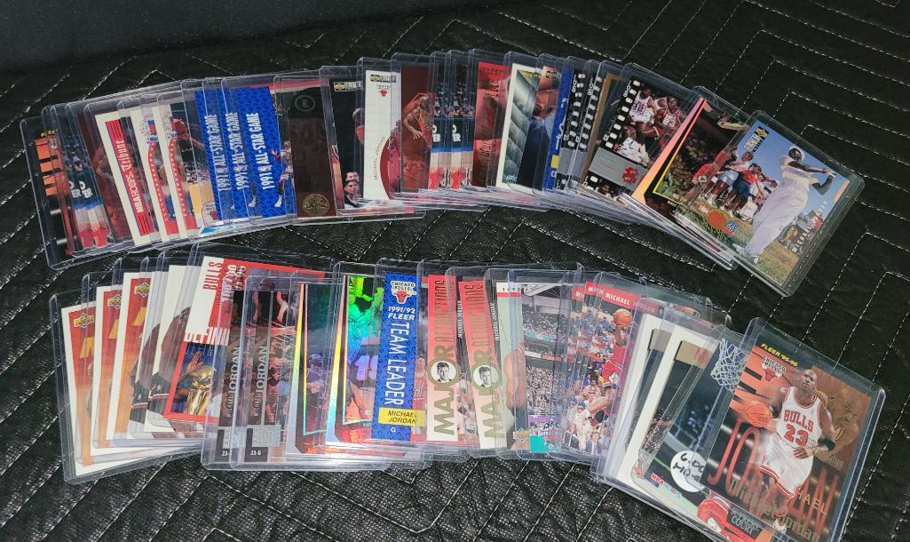 Lot of 50 Michael Jordan NBA Basketball Cards (1 of 7)