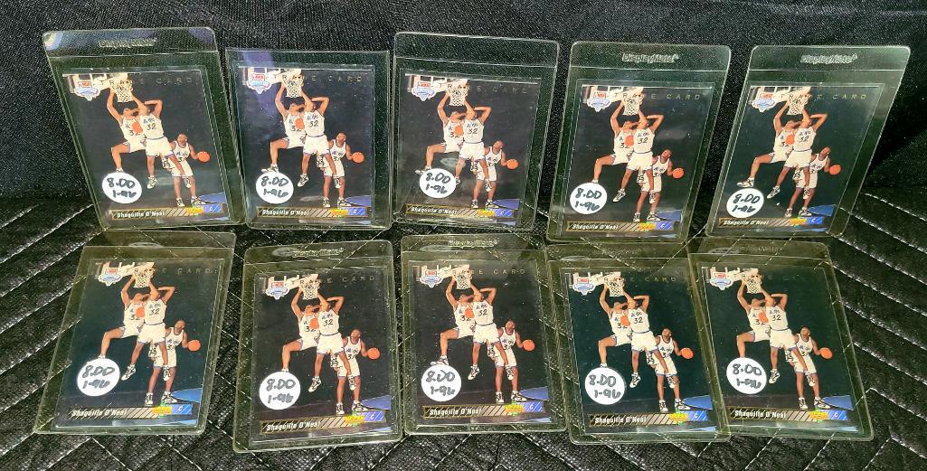 Lot of 10 Shaquille ONeal Upper Deck NBA Rookie Cards (1 of 3)