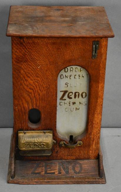 Zeno "Drop One Cent Zeno Chewing Gum" Machine (1 of 5)