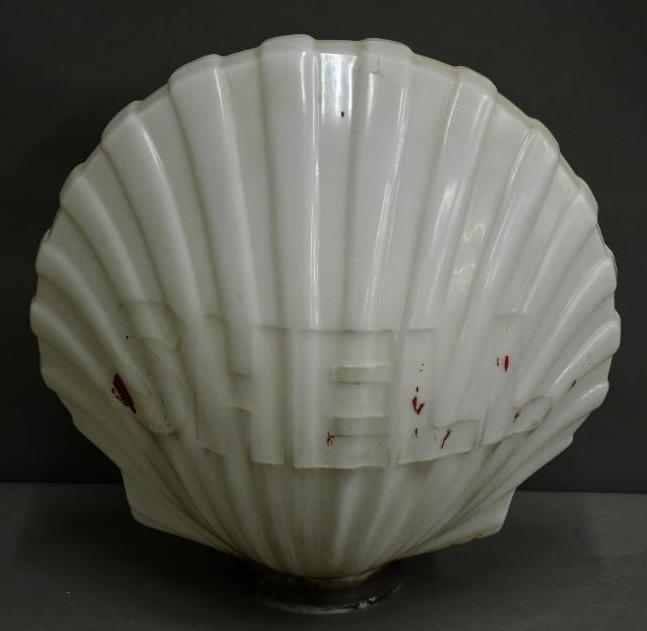 Shell OPC Milk Glass Globe (1 of 3)