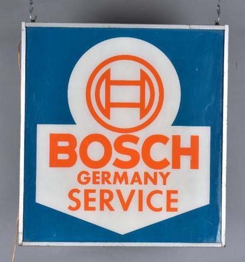 Bosch Germany Service w/Logo Plastic Lighted Sign (1 of 3)