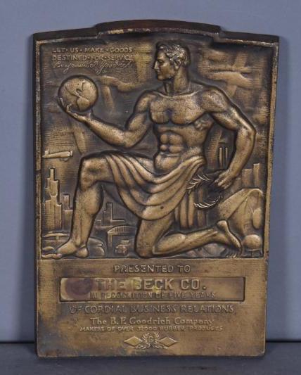 B.F. Goodrich Five Year Award Metal Plague (1 of 3)