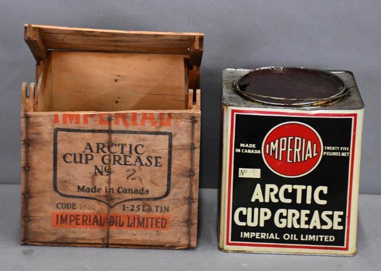 Imperial Arctic Cup Grease 25 Pound Metal Can w/Wood (1 of 4)