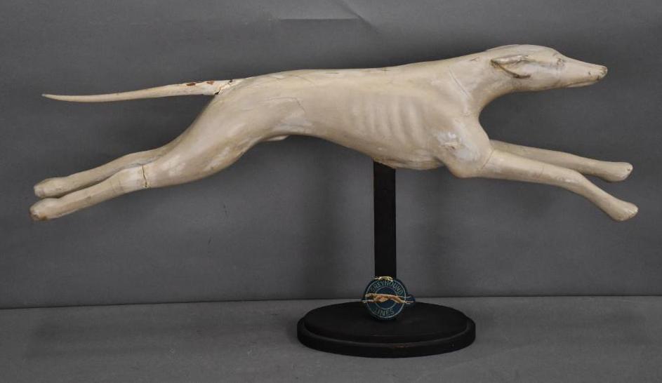 Greyhound (bus) Wood Statue (1 of 3)