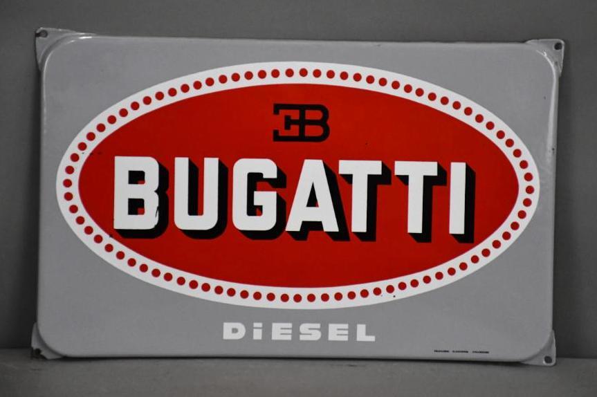 Bugatti Diesel Porcelain Sign (1 of 3)