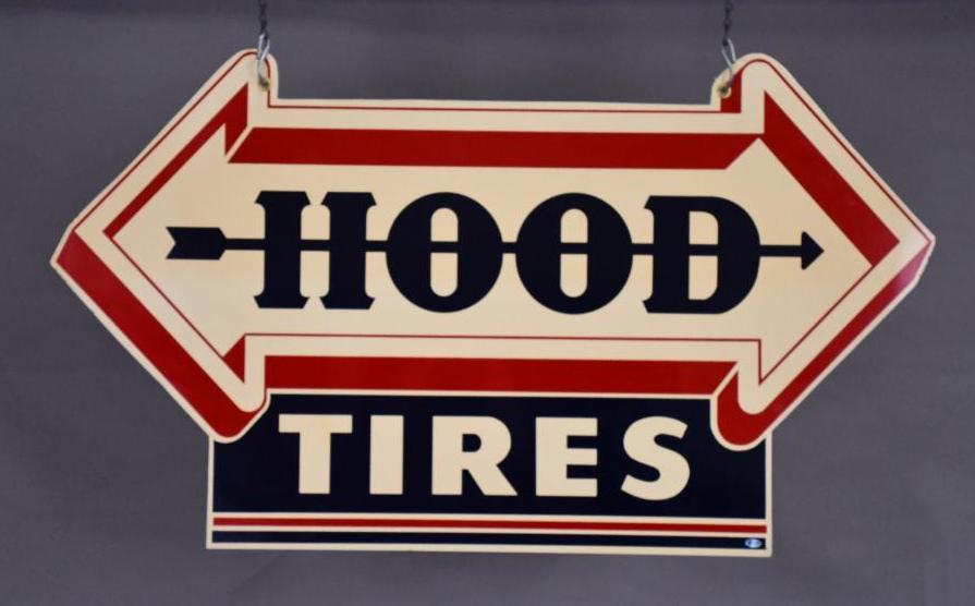 Hood Tires Metal Sign NOS (1 of 4)